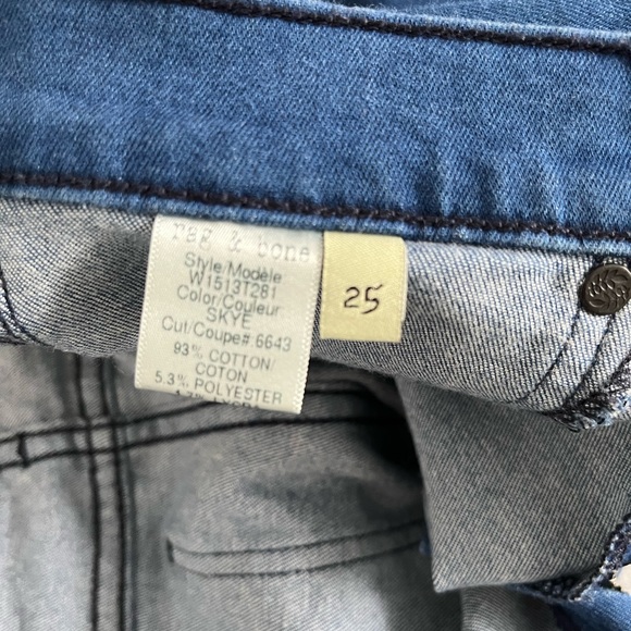 rag & bone/JEAN- The High-Rise Skye Lightweight Skinny Jeans - Picture 9 of 9